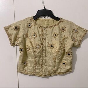 Gold blouse